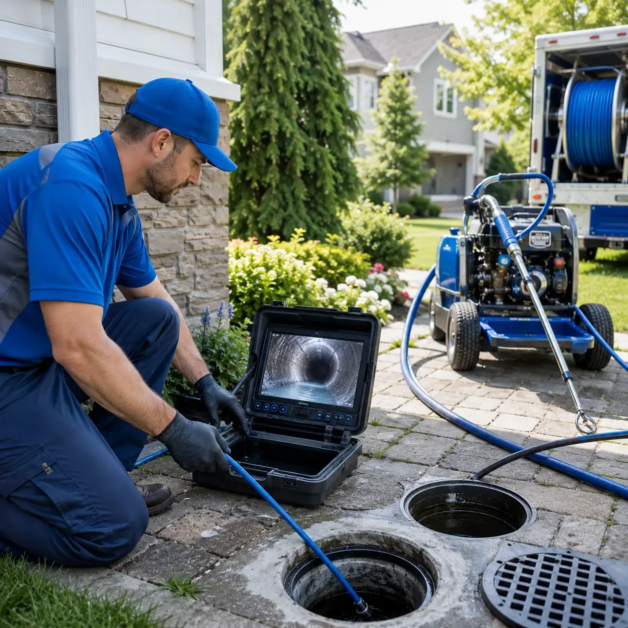 Outdoor drain cleaning professionals serving Franktown, VA